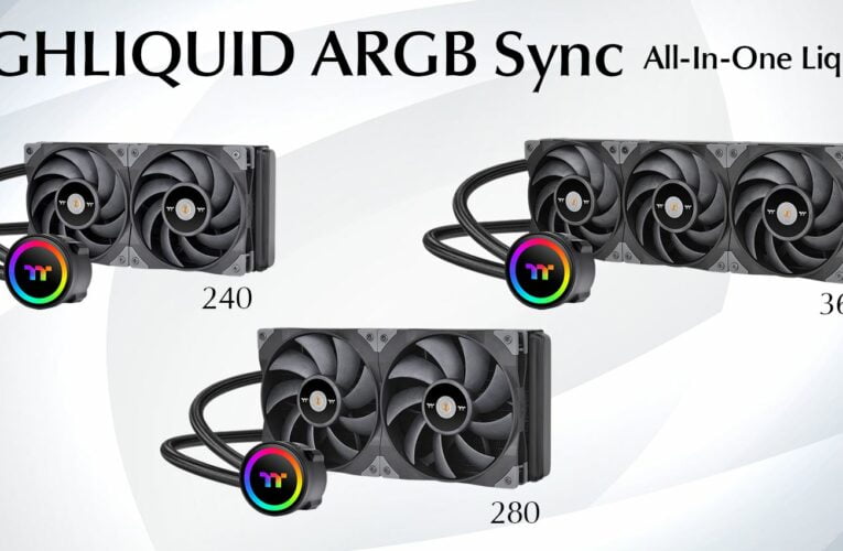 A THERMALTAKE BEJELENTETTE A TOUGHLIQUID 240/280/360 ARGB SYNC ALL-IN-ONE FOLYADÉKHŰTÉSEK MEGJELENÉSÉT