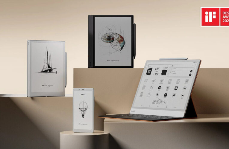 A BOOX NÉGY IF DESIGN AWARD 2025 DÍJAT NYERT EL MINIMALISTA, FELHASZNÁLÓKÖZPONTÚ TERMÉKTERVEZÉSÉÉRT