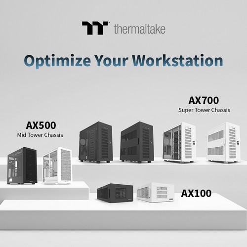 A THERMALTAKE BEMUTATJA AZ AX SOROZATÚ GÉPHÁZKÍNÁLATÁT