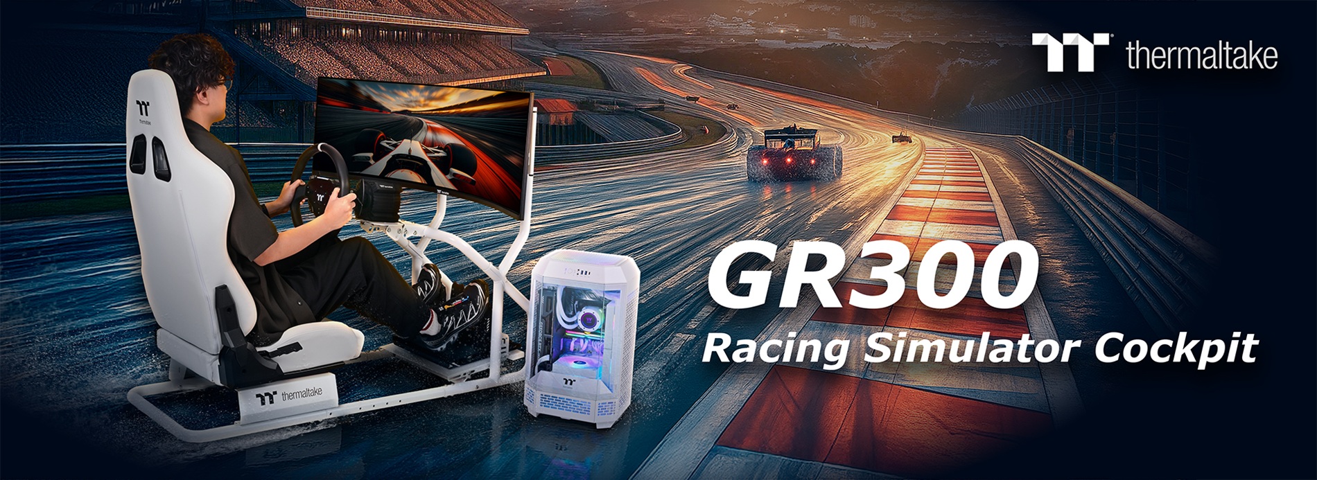 KEZDD MEG VERSENYHEZ VEZETŐ UTAT A THERMALTAKE GR300 VERSENYSZIMULÁTOR PILÓTAFÜLKÉVEL!